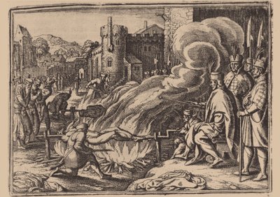Tsar Ivan den grusomme torturerer sine rivaler i Livonia, 1600-tallet av Unbekannt