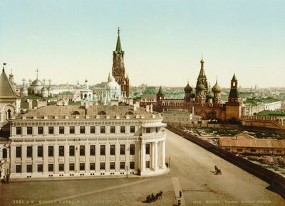 Tsarplassen i Kreml i Moskva, Russland, 1890-tallet av Unbekannt
