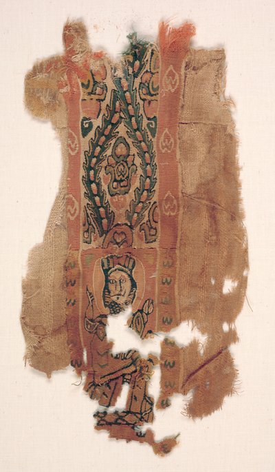 Tunikapynt med del av en helgen, ca. 600-700-tallet. av Unbekannt