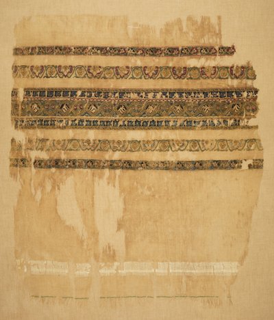 Turban eller sjalavslutning med tiraz og gull, 1094. av Unbekannt