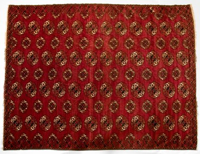 Turkmensk hovedteppe, 1870-tallet. av Unbekannt