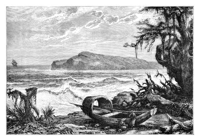 Turtle Island, utsikt tatt ved munningen av Three Rivers, c1890 av Unbekannt