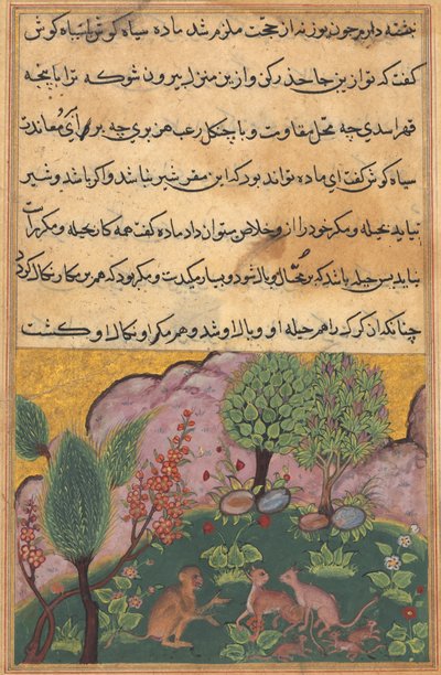 Tuti-Nama Tales of a Parrot: Tale XXIX, ca. 1560. av Unbekannt