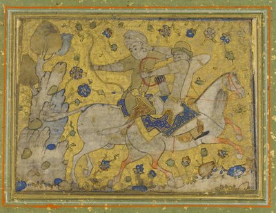 Two Mounted Warriors, midten av 1500-tallet. av Unbekannt