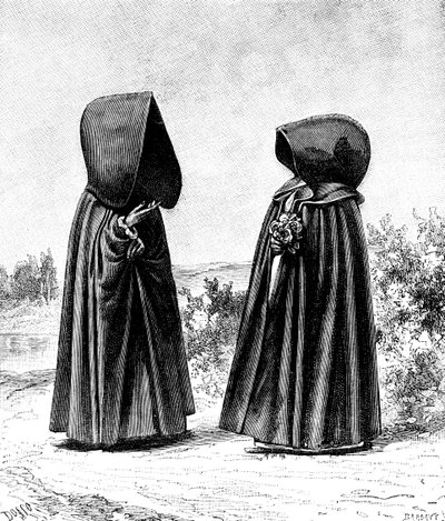 To hettekvinner fra Faial, Portugal og San Miguel, Spania, ca 1900-tallet av Unbekannt