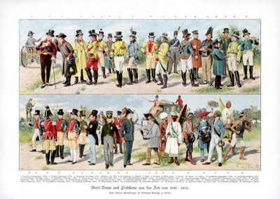 Typer postbud fra 1800-1870, 1900 av Unbekannt