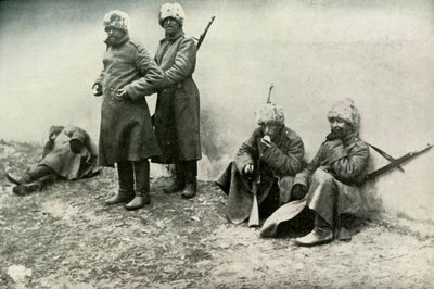 Typer av den russiske hæren, 1919. av Unbekannt