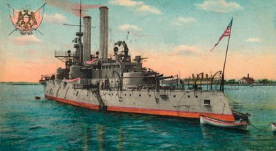 US Battleship Iowa, c1908 av Unbekannt