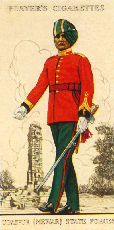 Udaipur Mewar State Forces, 1936. av Unbekannt