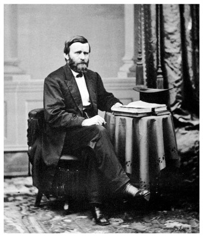 Ulysses S Grant, 18. president i USA, ca 1869 1955 av Unbekannt