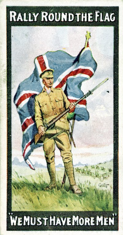 Storbritannia: Sigarettkort - WW1 Rekruttering av Unbekannt
