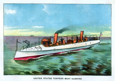 USAs torpedobåt Cushing, 1890-tallet av Unbekannt