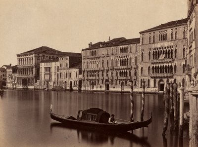 Uten tittel Venetian Gondola, sent på 1800-tallet. av Unbekannt