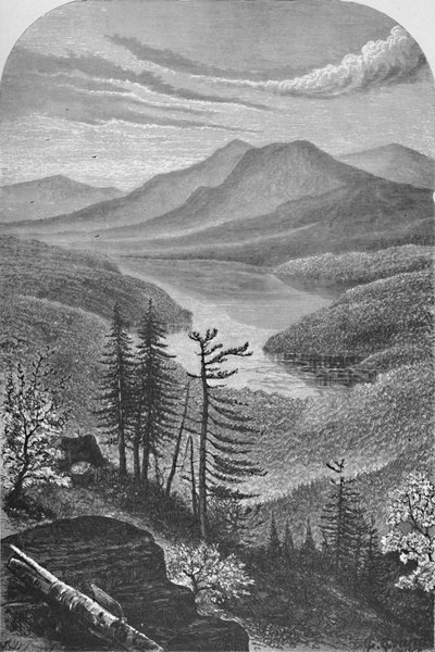Øvre Ausable Lake, c1870, 1883 av Unbekannt