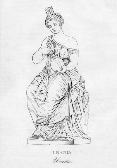 Urania Uranie, c1850 av Unbekannt
