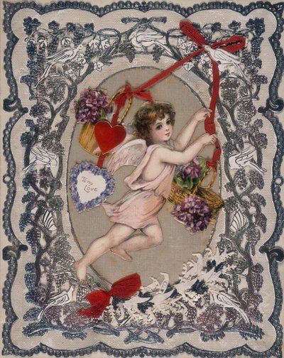 Valentinskort, 1800-tallet av Unbekannt