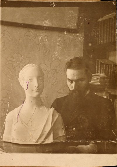 Valery Bryusov , russisk forfatter og poet, 1900-tallet av Unbekannt