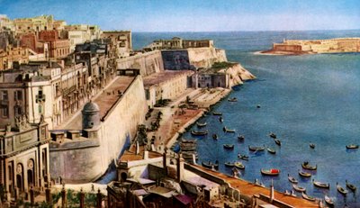 Valletta, Malta, ca 1930-tallet av Unbekannt