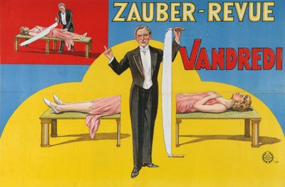 Friday Magic Revy-plakat, 1923 av Unbekannt