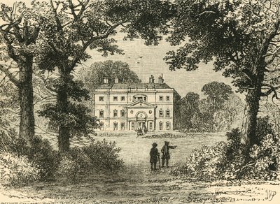 Vane House, i 1800, c1876. av Unbekannt