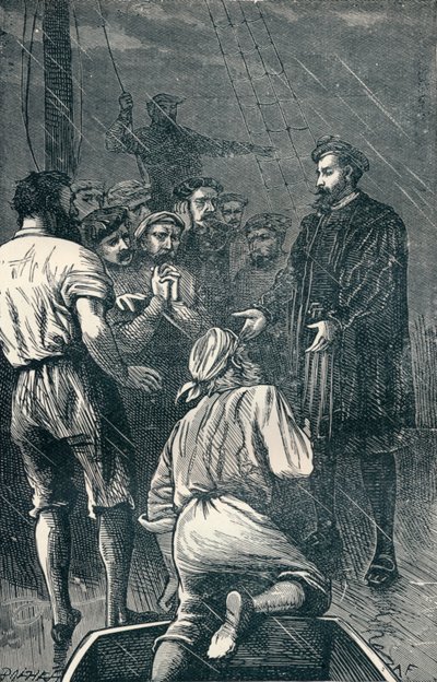 Vasco da Gama nekter å vende tilbake igjen, 1904 av Unbekannt