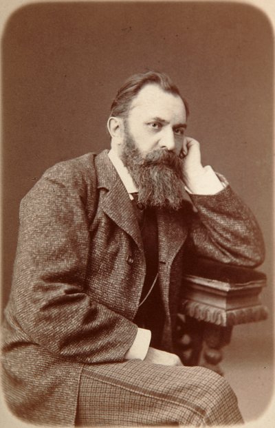 Vasily Perov , russisk kunstner, 1880 av Unbekannt