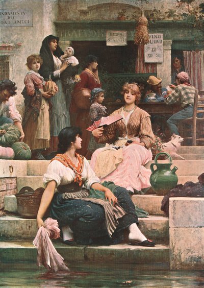 Venetianere, 1885, c1902. av Unbekannt