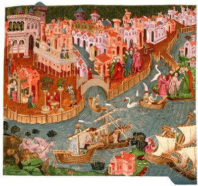 Venezia i 1338, 1892 av Unbekannt