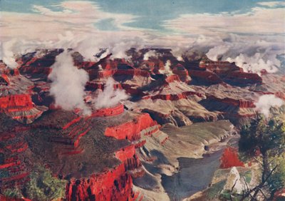 Vermilion klipper og enorme dybder av et enestående eventyrland, c1935 av Unbekannt
