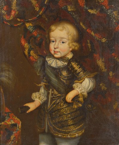 Victor Amadeus I 1587-1637, hertug av Savoy, som spedbarn, 1600-tallet. av Unbekannt