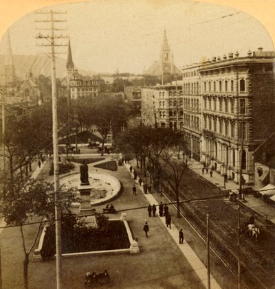 Victoria Square, Montreal, Canada, 1904. av Unbekannt