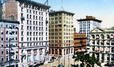 Victoria Square, St James Street, Montreal, Canada, ca 1900-tallet av Unbekannt