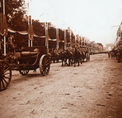 Seiersparade, Paris, Frankrike, c1918-c1919 av Unbekannt