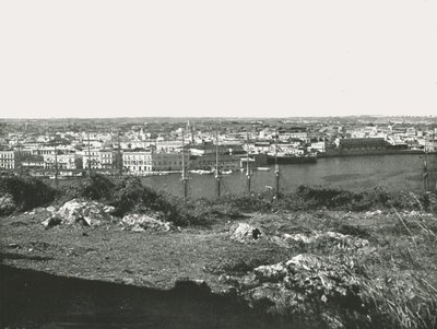 Utsikt over bukten, Havana, Cuba, 1895. av Unbekannt