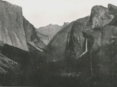 Utsikt fra Artists Point, Yosemite Valley, USA, 1895. av Unbekannt