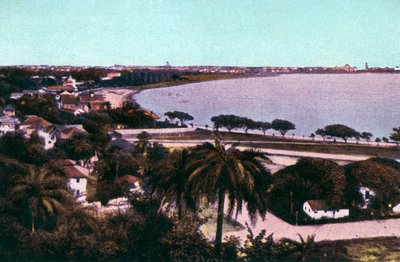 Utsikt fra Malabar Hill, Bombay, India, tidlig på 1900-tallet av Unbekannt