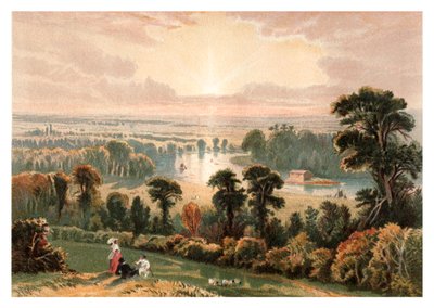 Utsikt fra Richmond Hill, 1880 av Unbekannt