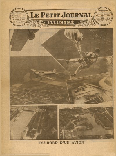 Utsikt fra ombord på et fly, 1931. av Unbekannt