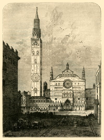 Utsikt i Cremona, 1890. av Unbekannt
