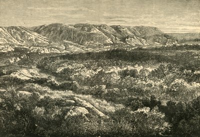 Utsikt i Jordandalen, 1890. av Unbekannt