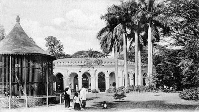 Utsikt i Zoological Gardens, Calcutta, India, tidlig på 1900-tallet av Unbekannt
