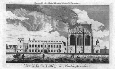 Utsikt over Eaton-College, i Buckinghamshire, c1779. av Unbekannt
