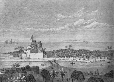 Utsikt over Elmina, c1880 av Unbekannt