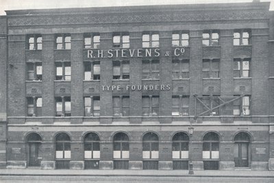 Utsikt over Foundry, Southwark Street, 1909. av Unbekannt