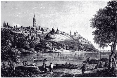 Utsikt over Kiev, 1835 av Unbekannt