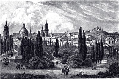 Utsikt over Lemberg, ca 1845 av Unbekannt