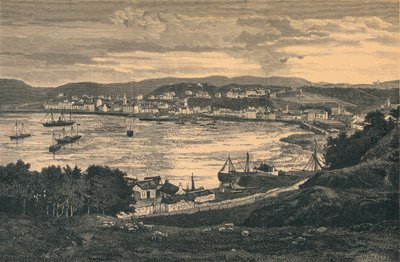 Utsikt over Oban, sent på 1800-tallet av Unbekannt