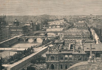 Utsikt over Paris, Viser De syv broer, 1882 av Unbekannt