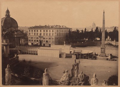 Utsikt over Roma, ca. 1860. av Unbekannt