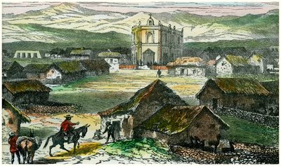 Utsikt over Tiahuanaco, nær Titicacasjøen, Bolivia, c1880 av Unbekannt